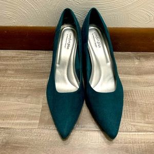 Size 9.5, Dark Teal, Comfort Plus by Predictions low heels